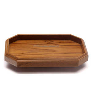 Juego de bandejas de servicio de madera hechas a mano Opulent Touch, bandejas decorativas de Acacia, Mango y Sheesham para café de comedor y uso doméstico de lujo - Product Image 4