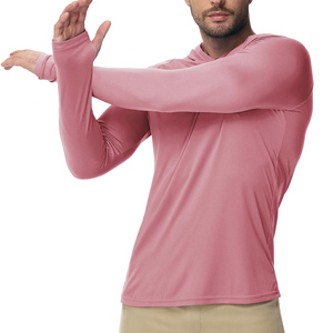 Sweat à capuche léger en polyester pour homme, idéal pour l'entraînement sportif, la gym, la course et le fitness - Product Image 3