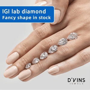 Diamantes Sueltos D'vins Jewels, Forma de Pera, 0.5ct~5ct, Color D, Corte Excelente, Diamantes Cultivados en Laboratorio para Joyería - Product Image 2