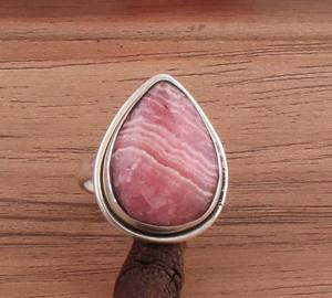 Bague de fête en argent sterling 925 avec turquoise naturelle en sertissage clos, pierre précieuse authentique de forme ronde et taille brillant, pour femme - Product Image 1