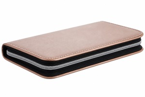 Trousse de manucure classique en cuir, portable, pour adultes - Product Image 2