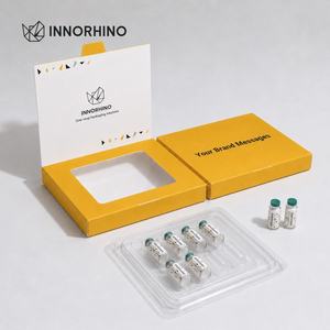 Bespoke Peptide Kit Paper <b>Box</b> with Window+<b>Book</b> Flap+Blister Tray for Multi 3ml 5ml 10ml Vials & Pens Set Packaging OEM/ODM - Product Image 2