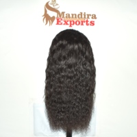 Extensions de cheveux indiens Remy vierges à 100 %, qualité supérieure, longues, noires, non traitées, vente en gros, perruque à fusion, double trame, dentelle HD