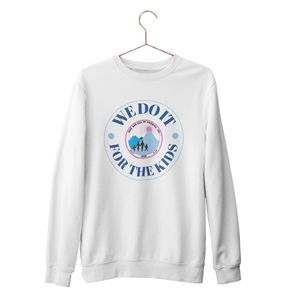 แจ็คแอนด์จิลเสื้อสเวตเตอร์คอกลมสำหรับผู้หญิง เสื้อสเวตเตอร์แขนยาวผ้าฟลีซแสนสบาย เสื้อสเวตเตอร์ลำลองสำหรับสุภาพสตรีสำหรับการสังสรรค์ในครอบครัว กิจกรรมทีม - Product Image 1