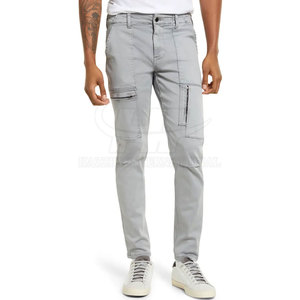 Pantalones Cargo Casuales para Hombre, Talla Grande, Corte Recto, Cintura Media, Ligeros, 100% Algodón, Secado Rápido, Transpirables, para Uso en Exteriores y Entrenamiento - Product Image 2