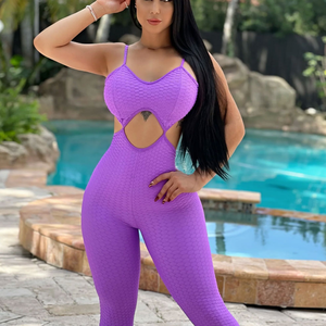 Conjunto de Yoga de 2 Piezas sin Costuras para Mujer, Top Corto de Manga Larga, Leggings de Cintura Alta, Ropa Deportiva para Gimnasio - Product Image 3