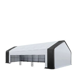 Capannone di Stoccaggio a Doppia Struttura 80FT X 33FT con (3) Aperture Larghe di 19FT, Porta Stile Ponteggio per Officine e Impianti - Product Image 1