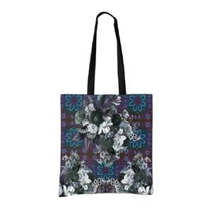 Elegante Bolso Jhoola de Lona con Estampado Cultural |   Hermosa Bolsa de Hombro para el Día a Día, para Compras, Universidad y Aventuras Cotidianas - Product Image 1
