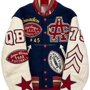 Fabricant sur mesure, vente en gros, veste en chenille de haute qualité, veste de sport pour hommes, streetwear vintage personnalisé, hiver, grande taille, imperméable - Product Image 4