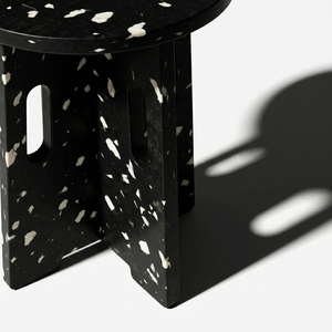 Taburete Moderno y Contemporáneo para el Hogar, Apilable, Modular, Plegable, Portátil, de Plástico Reciclado Sostenible, Fácil de Montar - Product Image 3