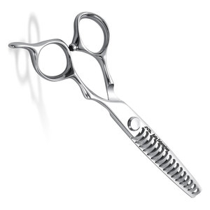Ciseaux pour la réduction de la densité des cheveux, fabriqués en acier japonais VG10 pour une texturisation précise, un mélange de textures et une coupe sans effort - Product Image 3