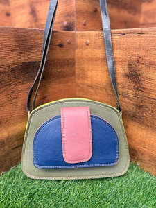 Bolsos de cuero reciclado para mujer de nuevo diseño, superventas, monedero multicolor, bolsos de hombro multiusos únicos con estilo para mujer - Product Image 4