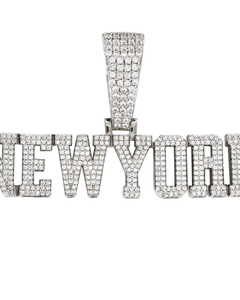 Colgante de Hip Hop con Moissanita, Personalizado con Letra Inicial, Chapado en Plata 925, Colgante de Moissanita para Hombre, Estilo Rapper, Brillante - Product Image 6