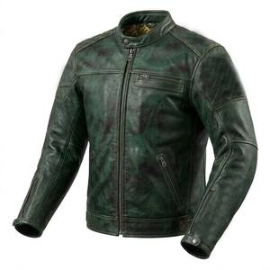 Chaqueta de alto rendimiento para hombre, chaquetas para hombre, chaqueta de cuero para motocicleta, armadura de carreras, ropa de seguridad profesional para motociclistas - Product Image 1