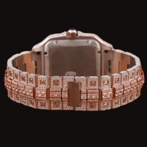 Diamante Moissanita de Diseño de Alta Calidad Premium con Números Romanos, Estilo Clásico, Estilo Hip Hop, Regalo Personalizado para Él - Product Image 4