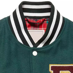 Customized Logo Printed Front <b>Men's</b> Varsity <b>Jackets</b> High Quality Windproof Breathable Winter Low MOQ Custom Colors - Product Image 5