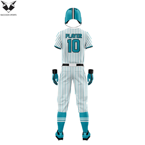 Customized Color Stripe Button Style New Arrival Comfortable Best Supplier Eco Friendly Fabric Adult Team Wear <b>Baseball</b> Uniform - Product Image 3