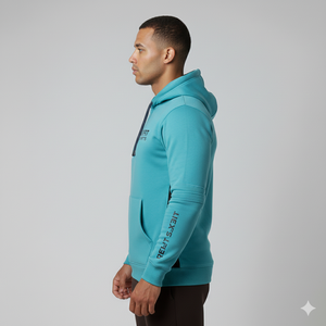 Vente en gros de sweats à capuche pour hommes en coton 100% épais, 500 g/m², vierges, coupe oversize, personnalisables avec logo brodé, en gros - Product Image 4