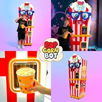 Distributeur automatique de pop-corn à air chaud, Distributeur automatique de pop-corn, Distributeur automatique personnalisé