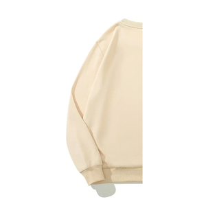 เสื้อสเวตเชิ้ตคอกลมผู้ชาย พรีเมียม ผ้าฝ้ายถักนิตติ้ง 100% ระบายอากาศได้ดี เป็นมิตรกับสิ่งแวดล้อม ลายพิมพ์นูนด้านหน้า - Product Image 3