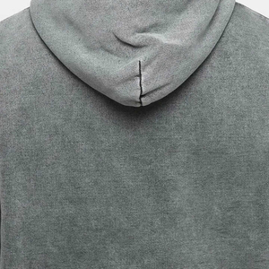 Sweat-shirts d'hiver pour hommes personnalisés brodés et perlés, en tissu polaire, coupe classique, avec cordon de serrage et poche, haute qualité - Product Image 6