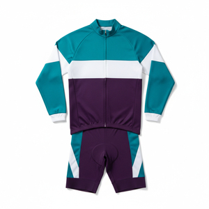 Uniforme de Ciclismo Transpirable de Secado Rápido al por Mayor, Ropa de Ciclismo de Manga Corta, Precio de Fábrica, Conjunto de Ropa de Ciclismo Personalizada - Product Image 2