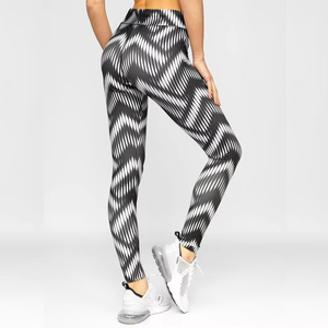 Leggings Deportivos para Mujer, Cintura Media, Tejido Ligero, Sin Costuras, Spandex/Nailon, Impresión por Sublimación, con Logotipo Personalizado, Gran Venta - Product Image 4