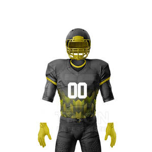 Maillots de football américain personnalisés professionnels 100% polyester, sangle en T, haute qualité, exportateur pour hommes, toutes saisons - Product Image 4