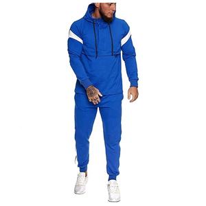 Ropa de entrenamiento térmico de alta calidad para hombre, Sudadera con capucha y pantalones atléticos al por mayor, chándales para invierno - Product Image 3