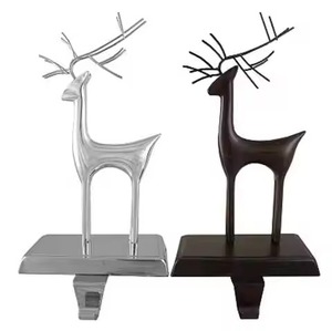 Stocking Holder Festival Decor Silver Finished Modern Design Metal Christmas <b>Tree</b> <b>for</b> Indoor and Outdoor <b>Star</b> Shape - Product Image 5