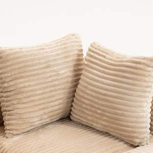 Divano Modulare Cloud a 3 Posti Oversize 111\" con Pouf, Seduta Profonda, Nessun Montaggio Richiesto, per Soggiorno - Product Image 6