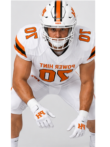 Uniforme de football américain personnalisé avec logo 3D imprimé, 100% polyester, anti-UV, rembourré, nom et numéro de l'équipe, vêtements d'équipe de football américain - Product Image 5