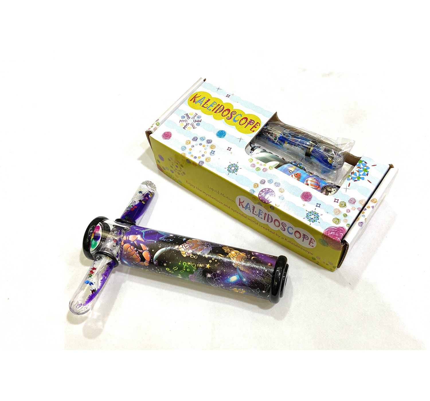 Paper Kaleidoscope Toy Liquid Motion Sensory Gift Educational Gift
