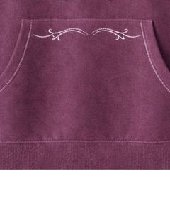 Haut à capuche violet à manches courtes pour homme, pull décontracté, t-shirt léger d'été, streetwear en mélange de coton avec poche kangourou - Product Image 6