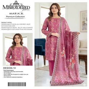 Digital Print Pakistani Salwar Kameez Suit for Women Floral <b>Shawl</b> Air Jet Voile Dupatta Ready to Wear Ethnic Wear Pakistani Suit - Product Image 6