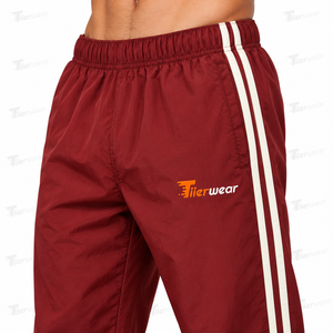 New 2026 custom Nylon Trackpants Custom logo 100% Nylon Lightweight sports Nylon Jogger Pants Windbreaker <b>trousers</b> for Men - Product Image 5