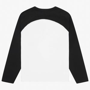 <b>Men's</b> Premium Two Tone Long Sleeve T <b>Shirt</b> Color Contrast Casual Streetwear Cotton Top OEM ODM Wholesale Manufacturer - Product Image 2