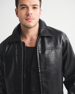 In-Stock Items Factory Direct Sales Spring Autumn Fashion Sports <b>Sheepskin</b> <b>Jacket</b> Unisex Genuine Leather Plain Dyed Waterproof - Product Image 2