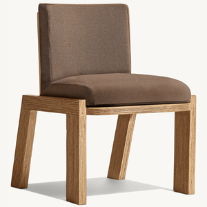 เก้าอี้เดี่ยวไม้สัก ดีไซน์เรียบง่ายทันสมัย เหมาะสำหรับใช้งานกลางแจ้ง พร้อมฟองน้ำบุอย่างดี  ลดราคาพิเศษ - Product Image 3