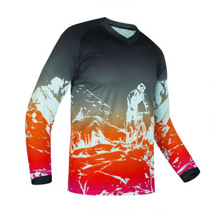 Jersey de Ciclismo Personalizado OEM de Talla Grande para Invierno, Impresión de la Mejor Calidad, Poliéster Transpirable, para Equipo de Motociclismo, Bicicleta MX, Ropa Deportiva Informal - Product Image 5