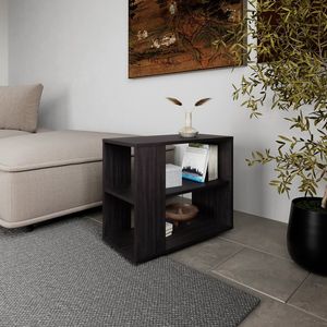 Tavolino Laterale Open Storage in Wengue Melaminico - Tavoli Consolle - Product Image 1