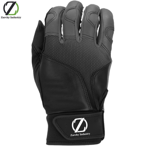 Gants de frappe de baseball pour hommes et femmes, paume en cuir véritable offrant une adhérence maximale - Product Image 1