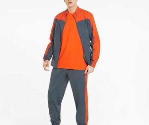 Nuevo conjunto de dos piezas a la moda, cortavientos e impermeable para hombre, de alta calidad, manga larga, estilo urbano. - Product Image 1