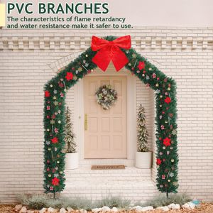 Arco Decorativo Natalizio in PVC Realistico per Interni ed Esterni, per Feste, Matrimoni e Celebrazioni Festive - Product Image 4