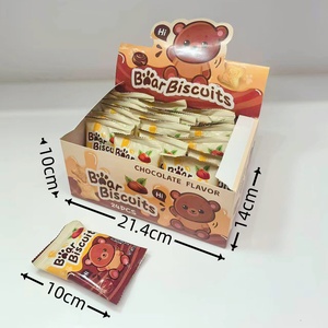 Biscuits croustillants classiques personnalisés en gros, forme d'ours, centre fourré à la confiture de lait, fraise et <span class=keywords><strong>chocolat</strong></span> - Product Image 5