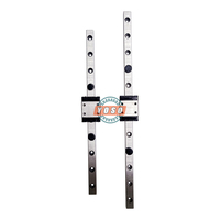 Rail de guidage linéaire miniature MGN7C 7 mm avec bloc coulissant, pièce de mouvement linéaire pour l'automatisation CNC