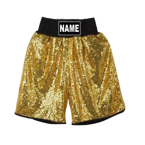 Nouvelle Arrivée Shorts de Boxe Muay Thai Personnalisables en Satin Taille Haute avec Cordon Anti-Plis Séchage Rapide Respirant pour Hommes - Product Image 5