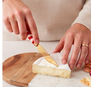 Ensemble de couteaux à fromage avec manche en forme de canne à sucre, couverts décoratifs pour les fêtes et les tables de réception - Product Image 4