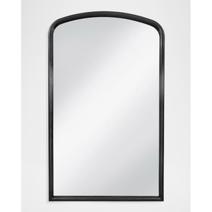 Espejo de Pared Rectangular de Metal Bronce Hecho a Mano con Detalles de Esquinas en Forma de Concha, Espejo Decorativo para el Hogar de Estilo Costero - Product Image 2