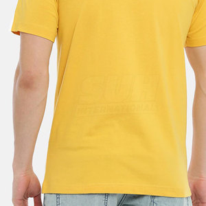 เสื้อยืดคอกลมพิมพ์ลายสกรีนโลโก้ตามสั่ง ขายส่ง ผ้าฝ้าย 100% ทรงหลวม เป็นมิตรกับสิ่งแวดล้อม แห้งเร็ว ระบายอากาศดี รับผลิตแบบ OEM สำหรับผู้ชาย - Product Image 6
